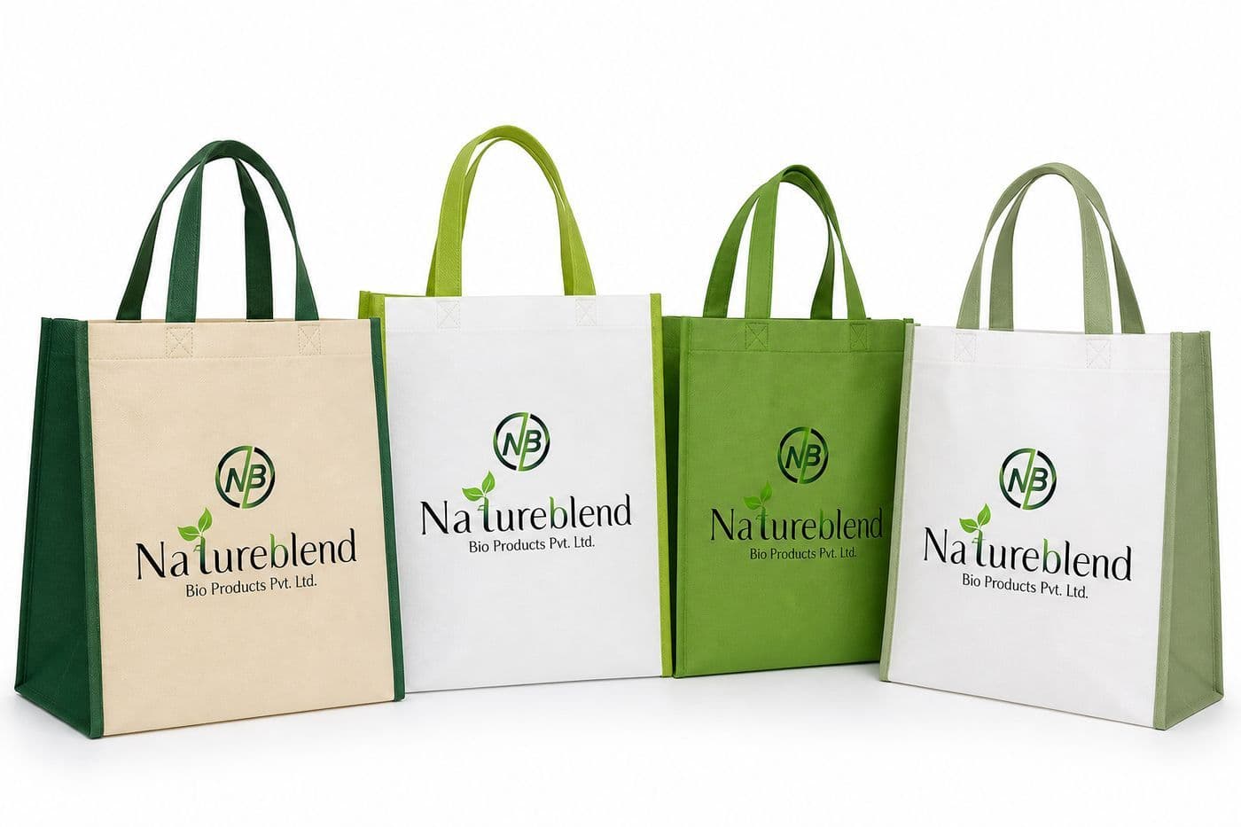 Custom printed Natureblend fabric bags