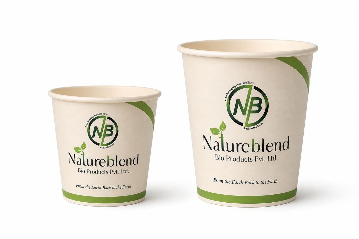 Custom branded Natureblend tea cups
